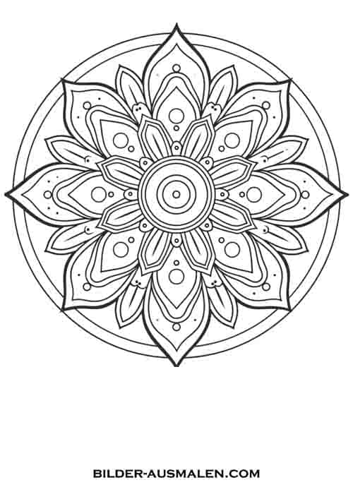 Mandala rund 4