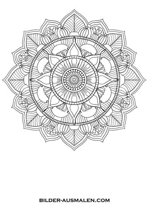 Mandala rund 6