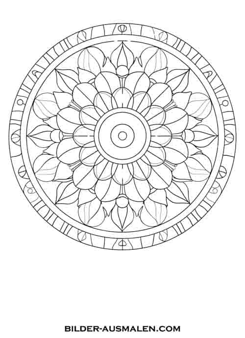 Mandala rund 7