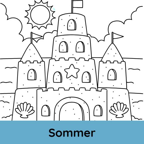 Malvorlagen Sommer