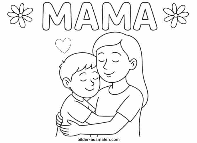 Mama mit Sohn