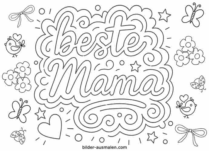 beste Mama Doodle