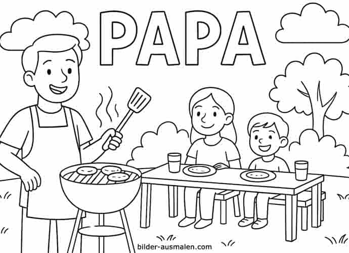 Papa als Grillmeister