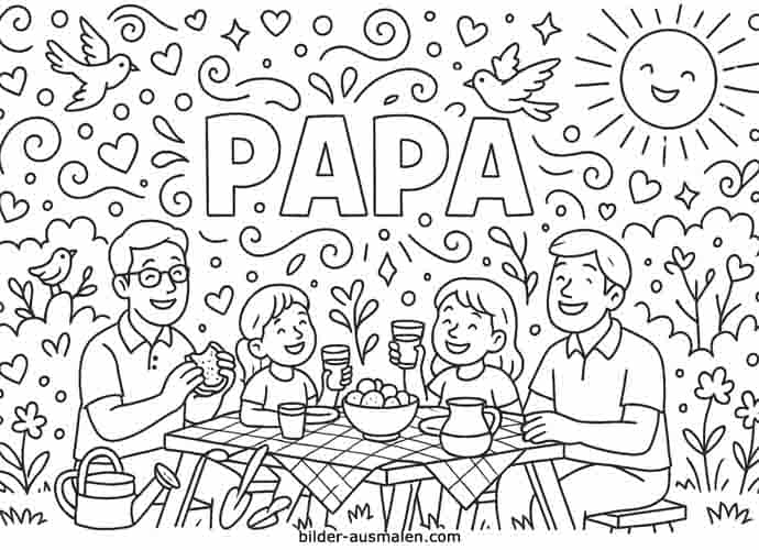Picknick mit Papa
