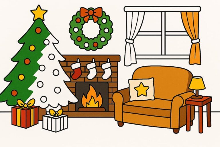 weihnachtsen Ausmalbild