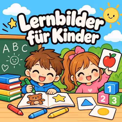 Kostenlose Ausmalbilder zum Ausdrucken für Kinder & Erwachsene 24 Kategoriebild Lernbilder für Kinder mit Buchstaben, Zahlen, Formen und lernenden Kindern
