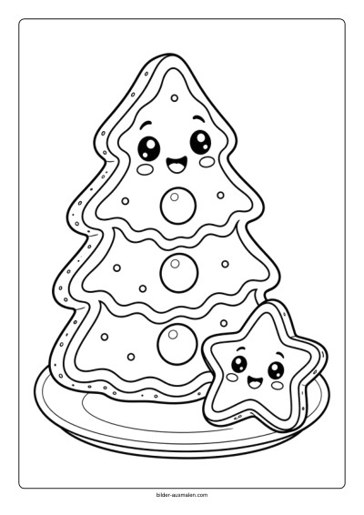 Weihnachtsbaum als Lebkuchen